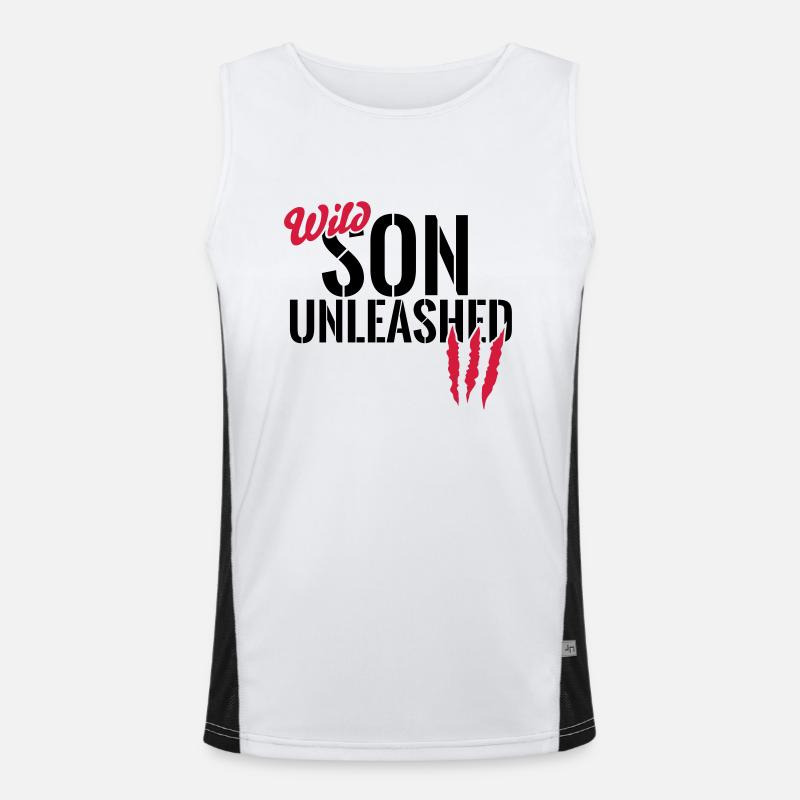 Wild son unleashed Men's Functional Contrast Tank Top 