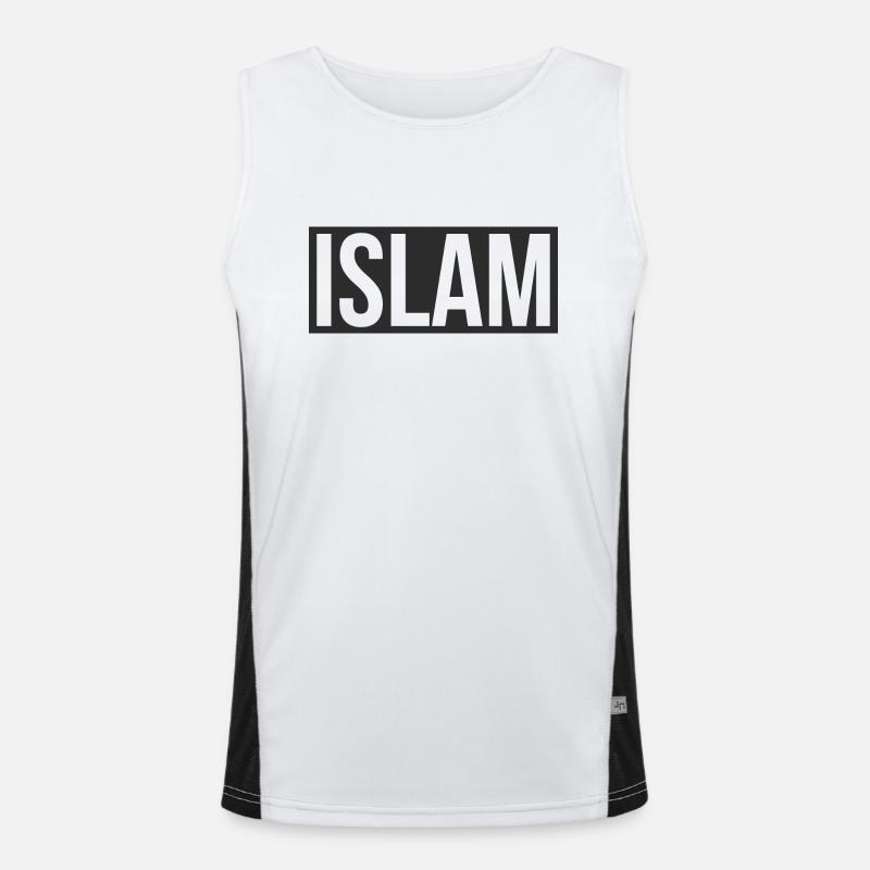 Islam Débardeur respirant contrasté Homme 