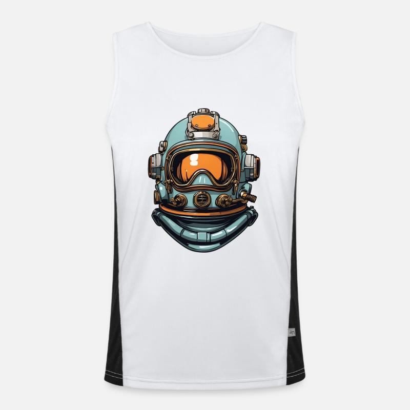 Jetpilot Helm Funktionelles Kontrast-Tank Top für Männer 