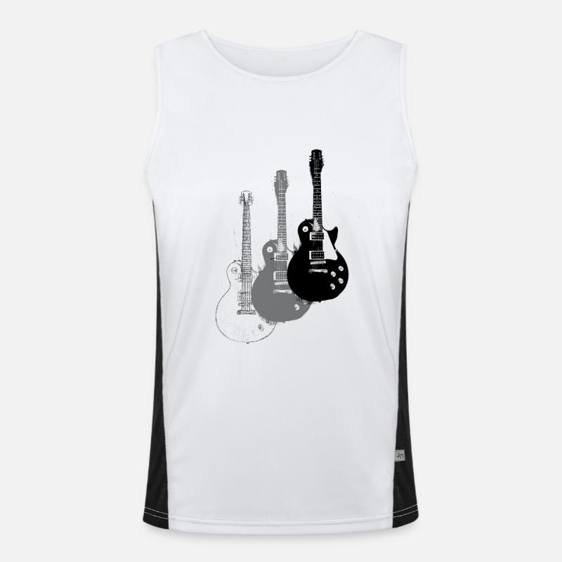 E Gitarren Funktionelles Kontrast-Tank Top für Männer 