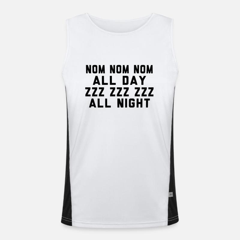 EATING AND SLEEPING Men's Functional Contrast Tank Top 