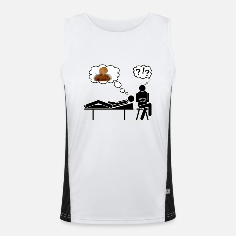 Currywurst treatable Men's Functional Contrast Tank Top 