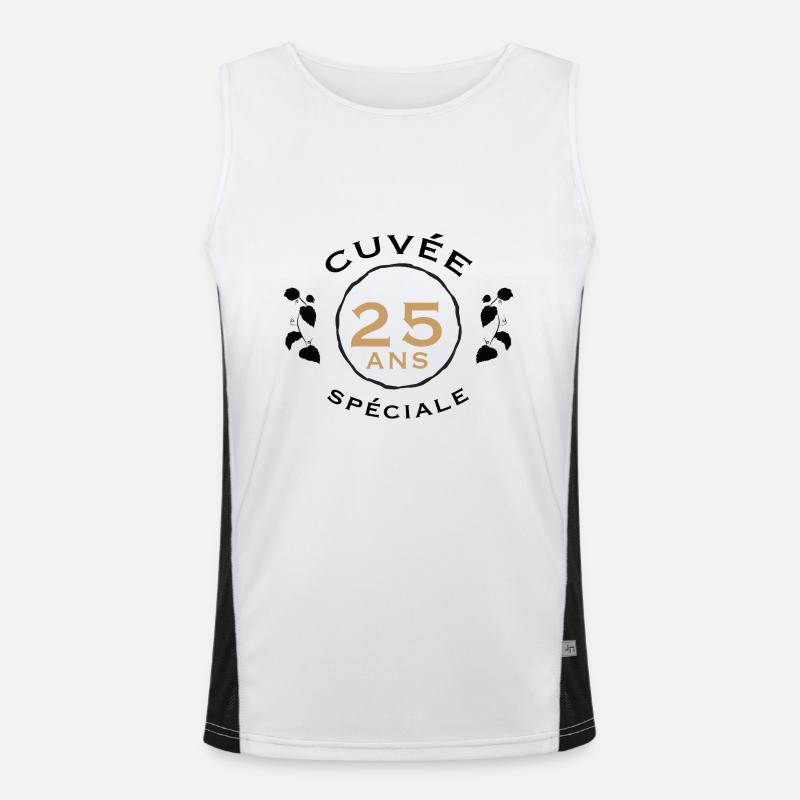 Cuvée spéciale 25 ans Débardeur respirant contrasté Homme 