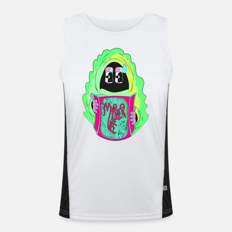 MASTER LIFE Men's Functional Contrast Tank Top 