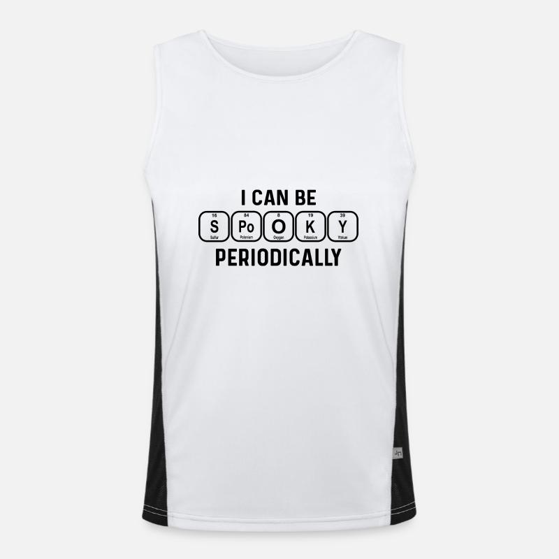 Spooky - Periodensystem der Elemente Funktionelles Kontrast-Tank Top für Männer 