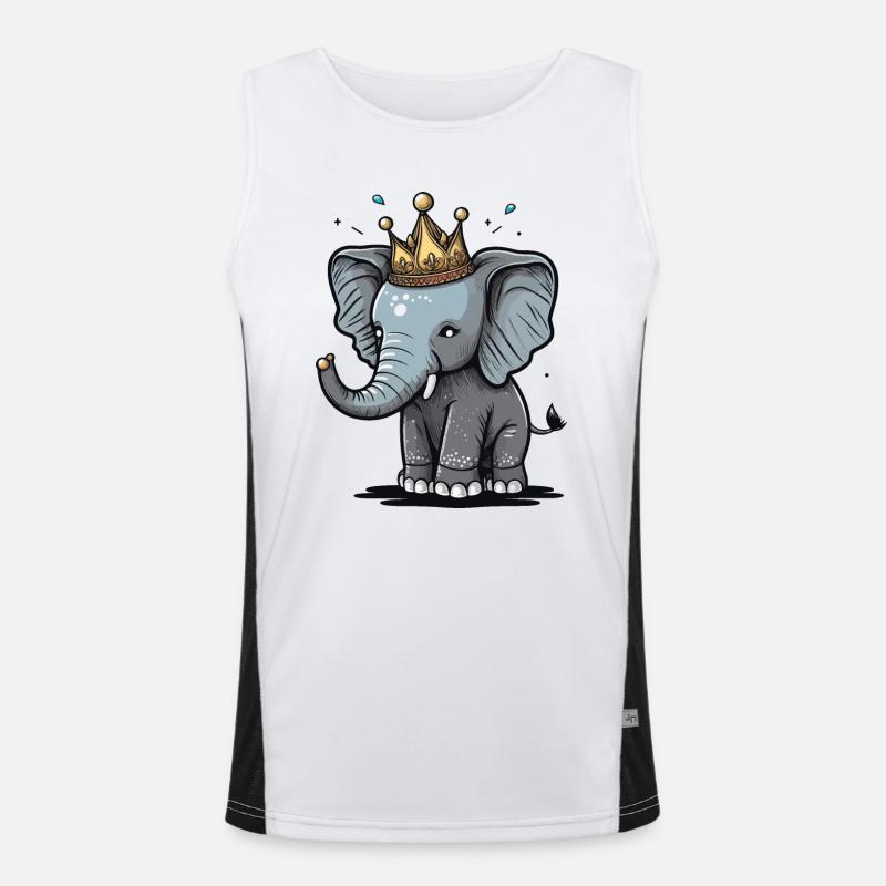 L’éléphant royal Débardeur respirant contrasté Homme 