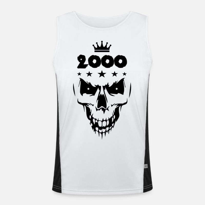 Skull (2000) Men's Functional Contrast Tank Top 