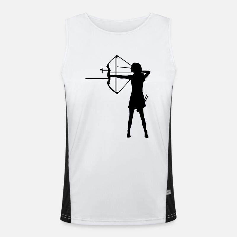 singleladycompound Funktionelles Kontrast-Tank Top für Männer 