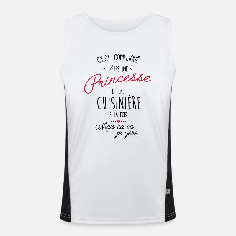 Princesse et cuisinière Débardeur respirant contrasté Homme 