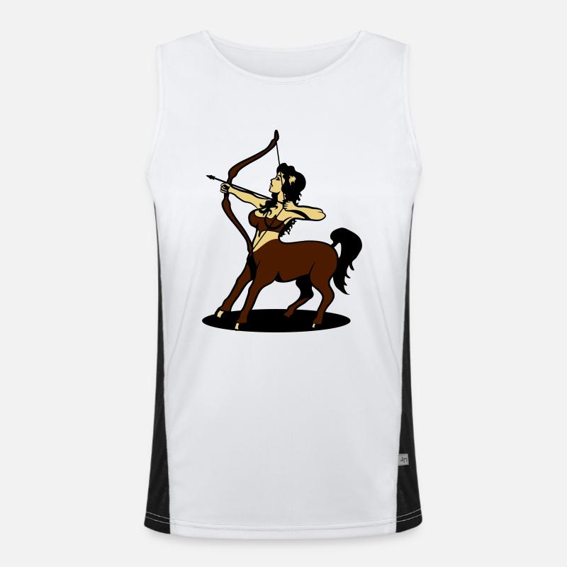 Fille de Centaure Sagittaire horoscope Amazon Débardeur respirant contrasté Homme 