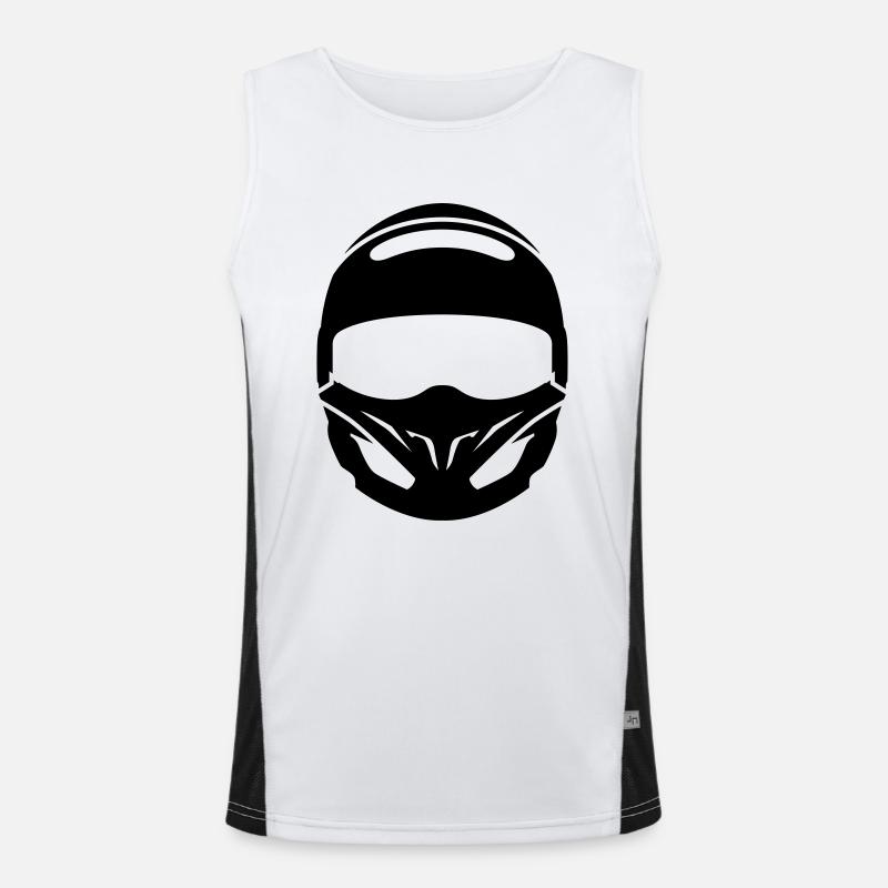 casque Débardeur respirant contrasté Homme 