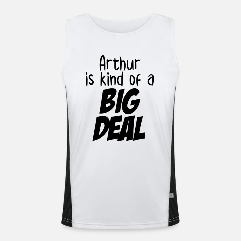 Arthur ist eine Art große Sache Funktionelles Kontrast-Tank Top für Männer 