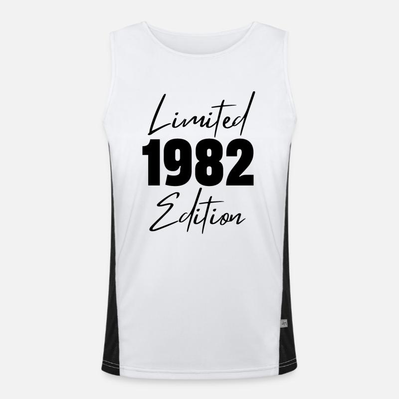 1982 Limited Edition Funktionelles Kontrast-Tank Top für Männer 