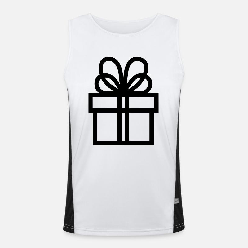 Gift icon box Men's Functional Contrast Tank Top 