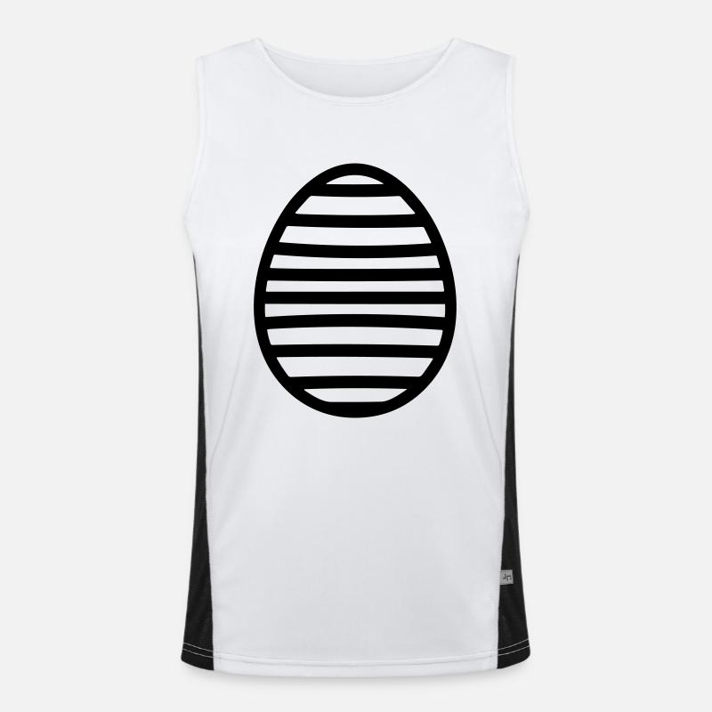 Easter Egg Men's Functional Contrast Tank Top 