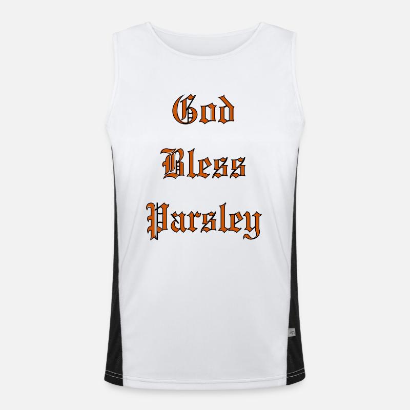 GodBlessPersil Débardeur respirant contrasté Homme 