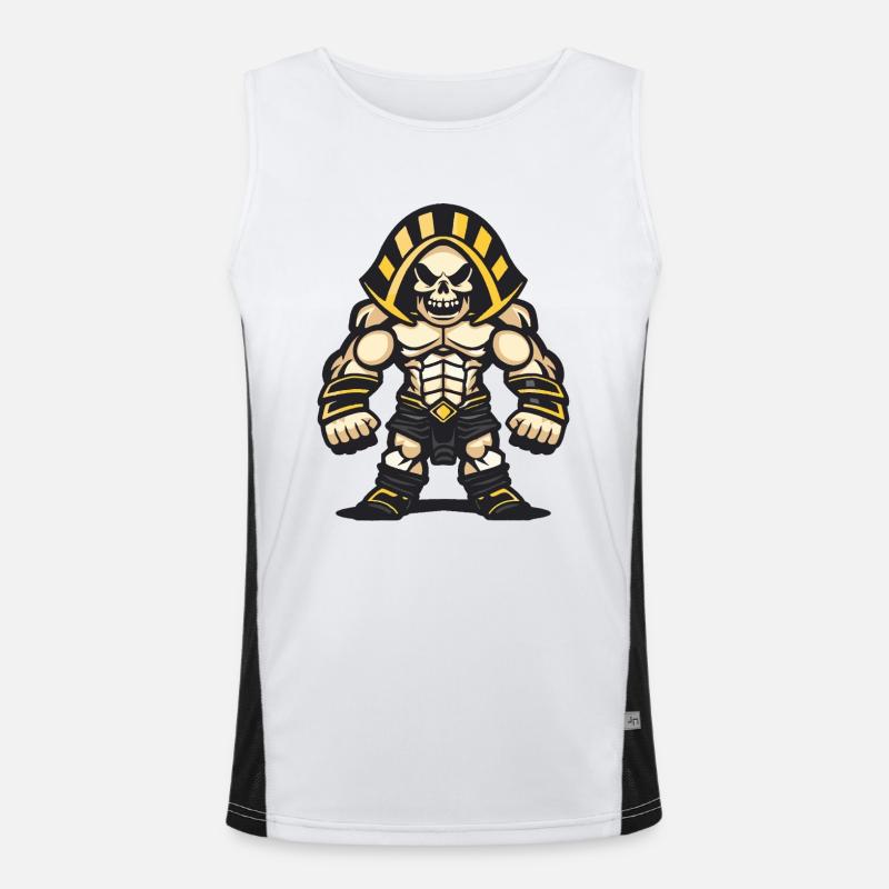 Skull Pharaoh Men's Functional Contrast Tank Top 