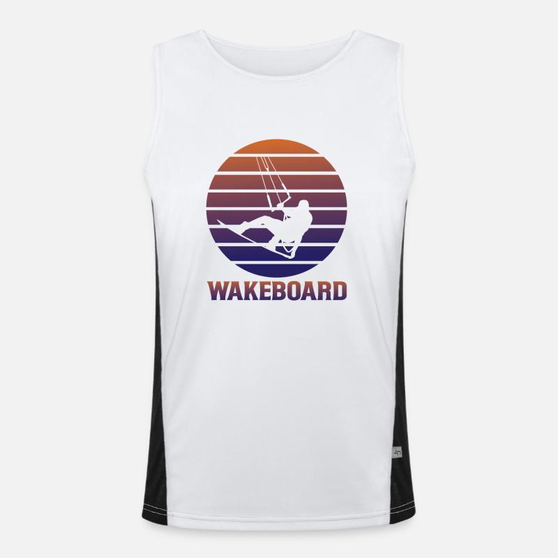 Wakeboard Men's Functional Contrast Tank Top 