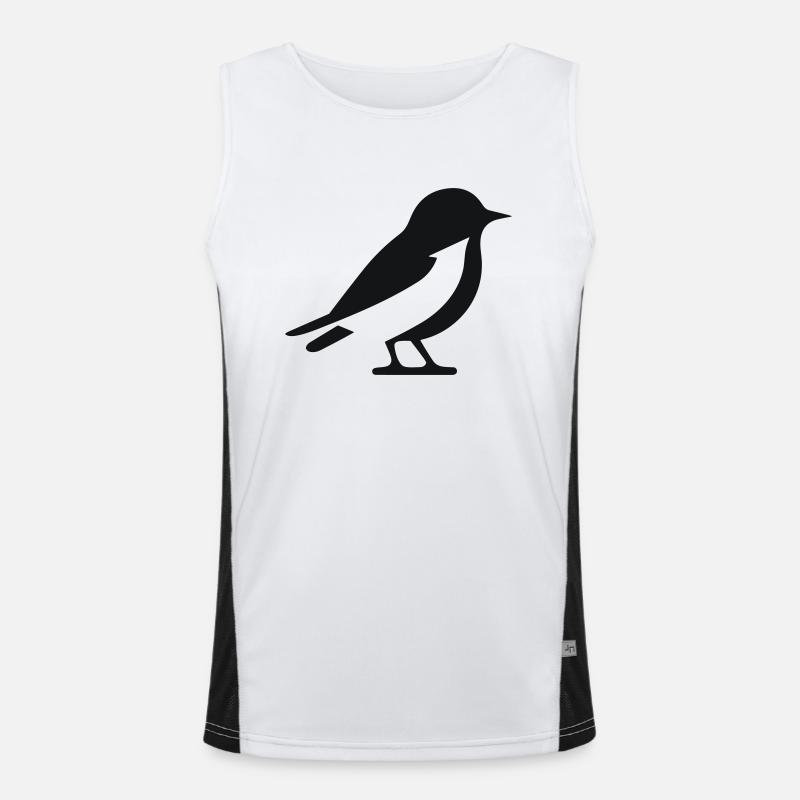 Oiseau Débardeur respirant contrasté Homme 