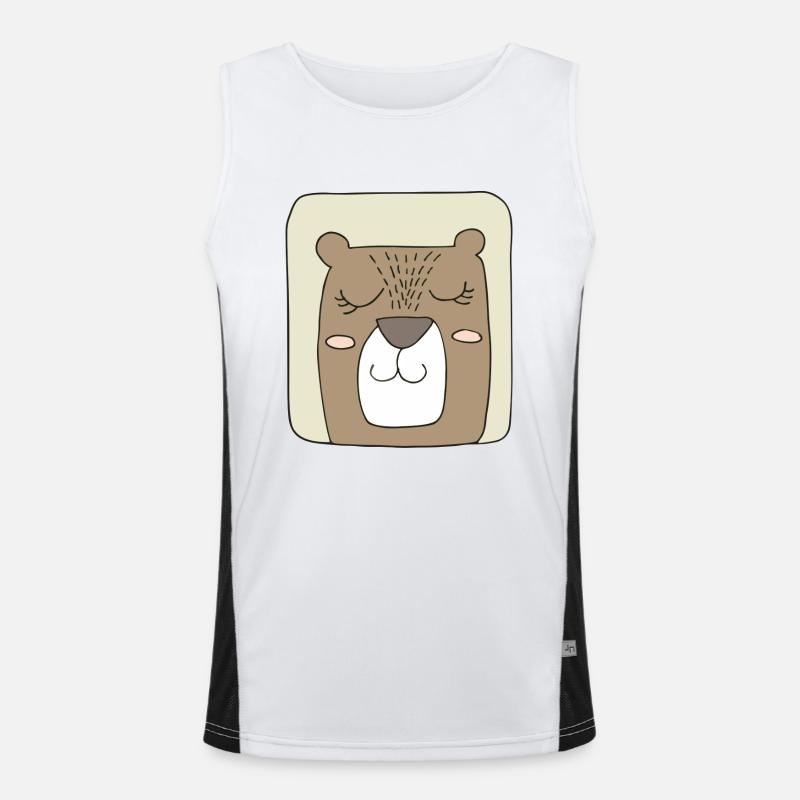 ourse Débardeur respirant contrasté Homme 