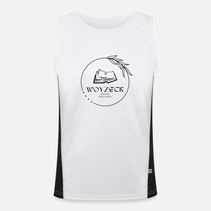 Woyzeck - Georg Büchner Funktionelles Kontrast-Tank Top für Männer 