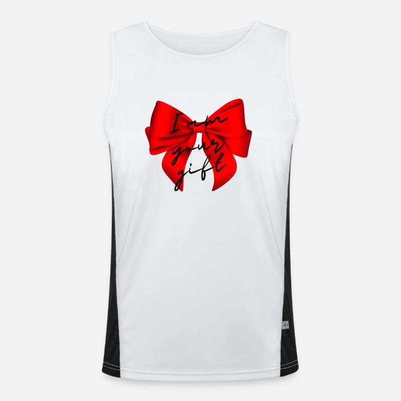 Bow Gift Men's Functional Contrast Tank Top 