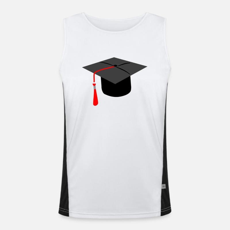 Absolvent Funktionelles Kontrast-Tank Top für Männer 