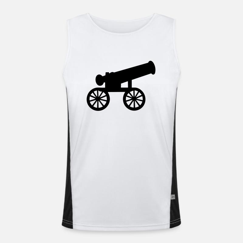 Kanone Funktionelles Kontrast-Tank Top für Männer 