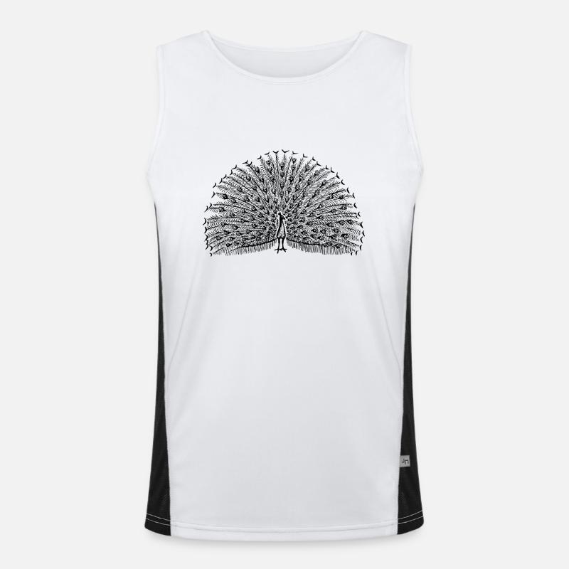 peacock Men's Functional Contrast Tank Top 