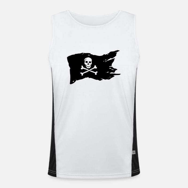jolly Roger Men's Functional Contrast Tank Top 