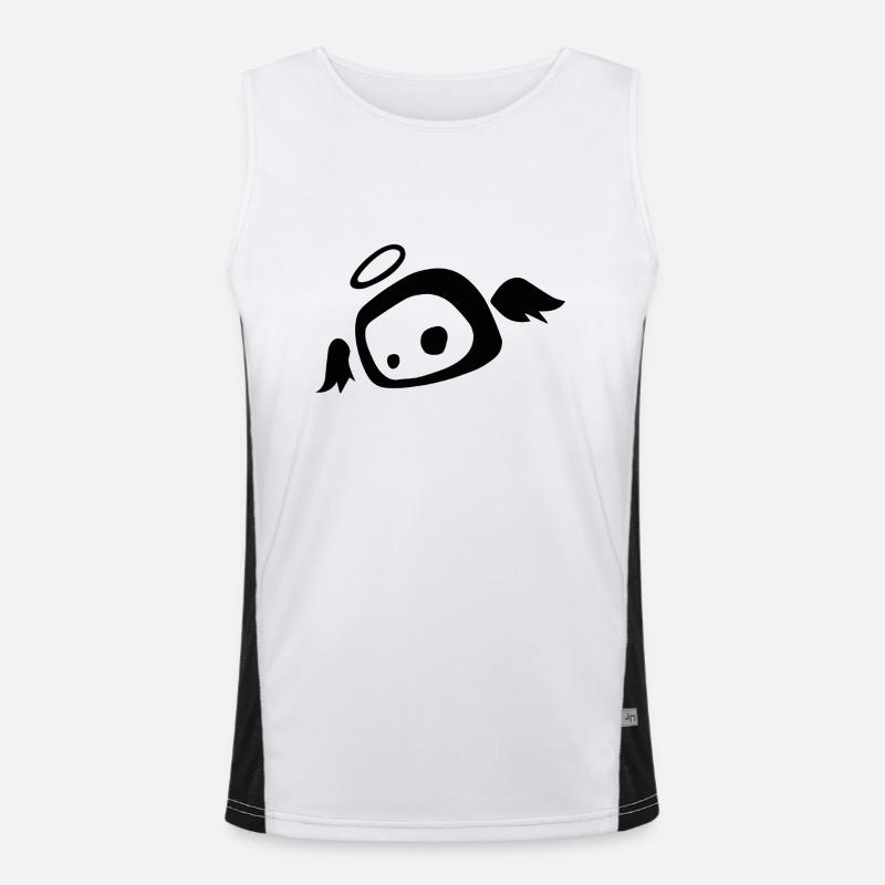 Engel Sau Funktionelles Kontrast-Tank Top für Männer 