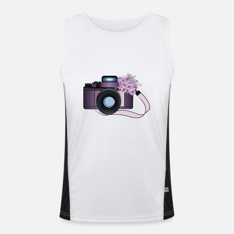 CAMARA CON FLORES Débardeur respirant contrasté Homme 