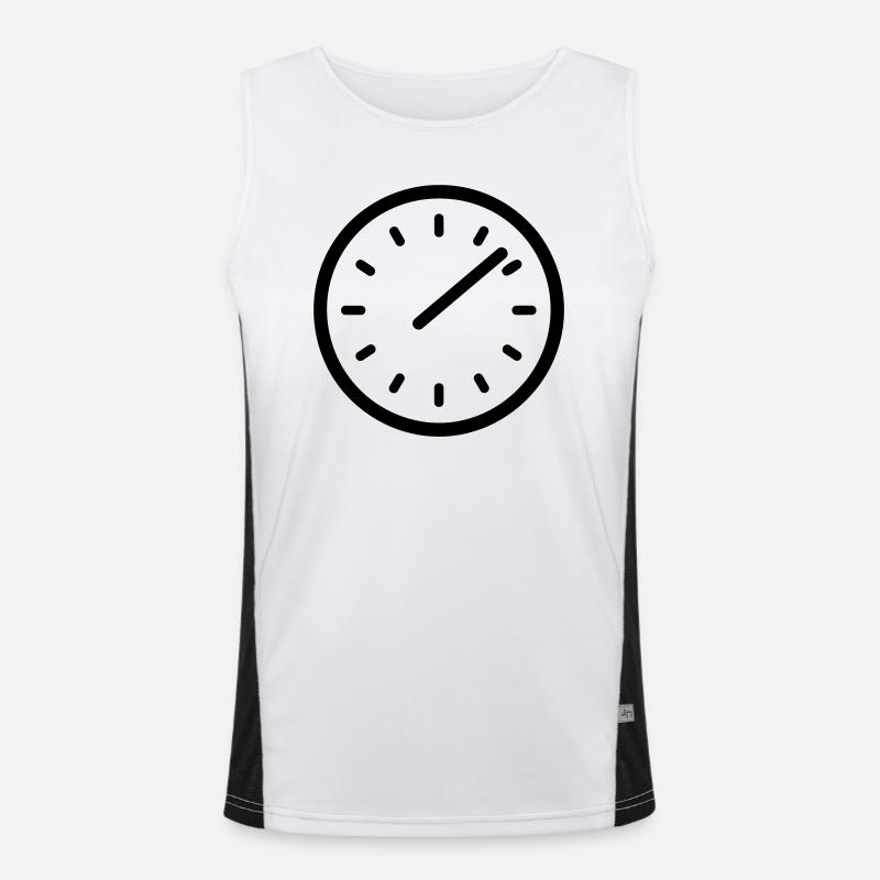 Chronometer Funktionelles Kontrast-Tank Top für Männer 