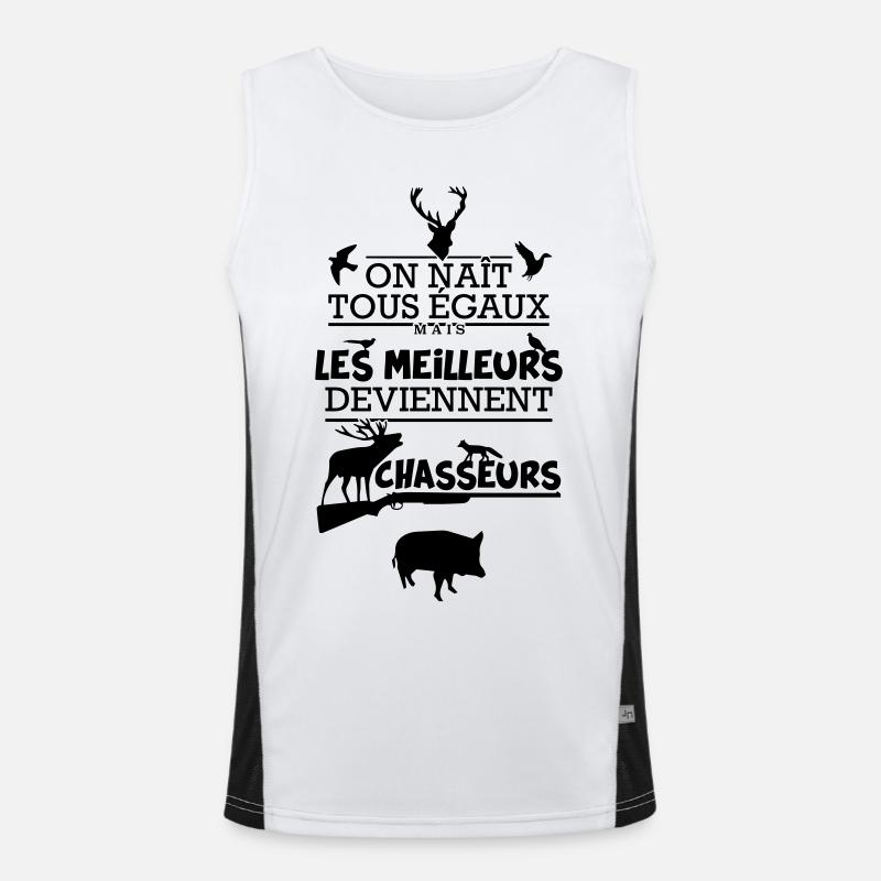 chasseur Débardeur respirant contrasté Homme 