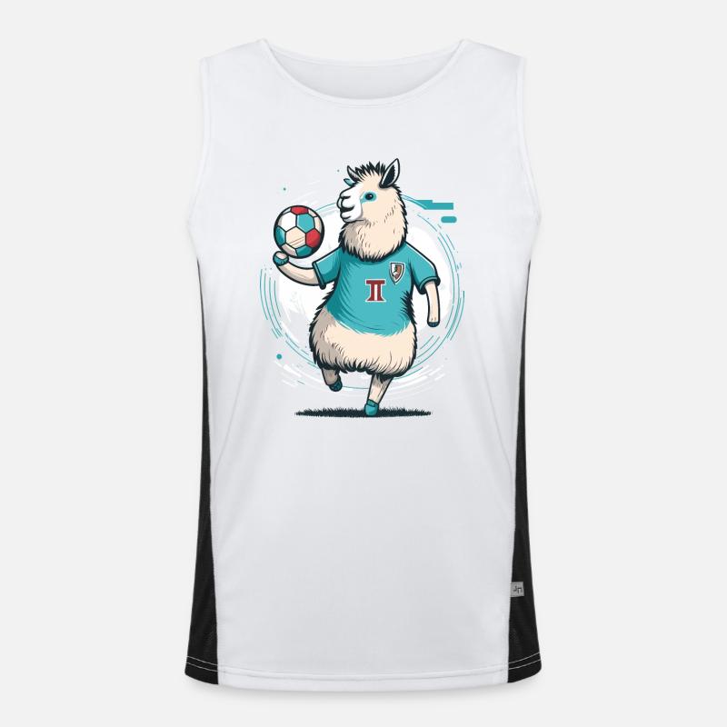 Objectifs du lama Débardeur respirant contrasté Homme 