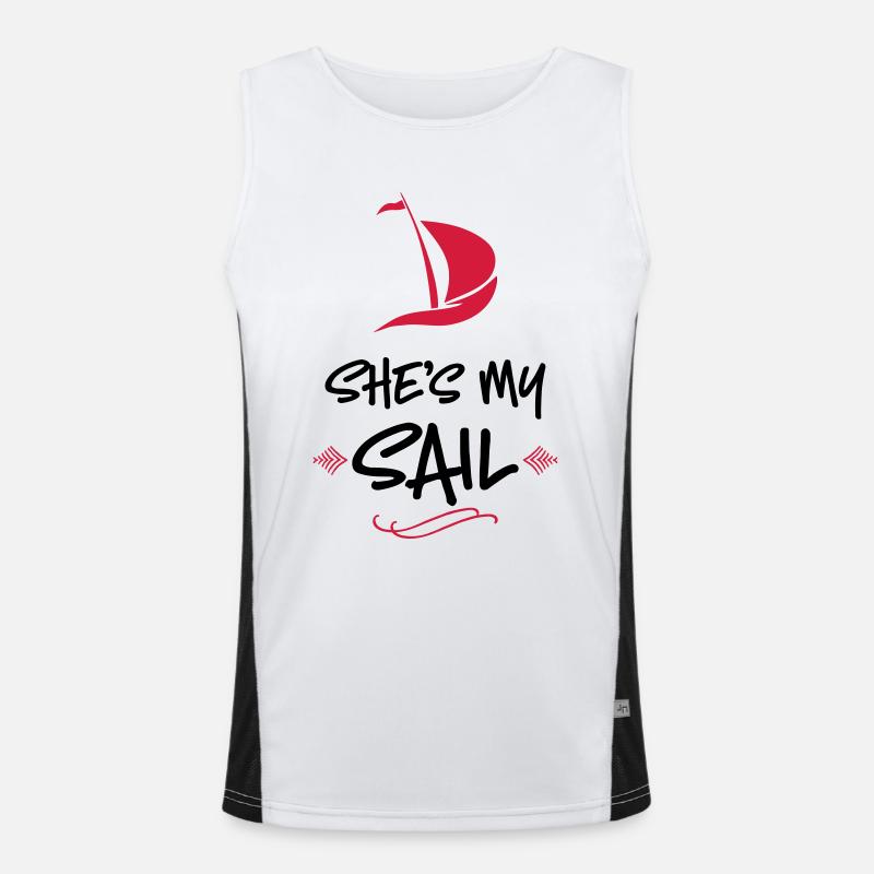 mariage Débardeur respirant contrasté Homme 