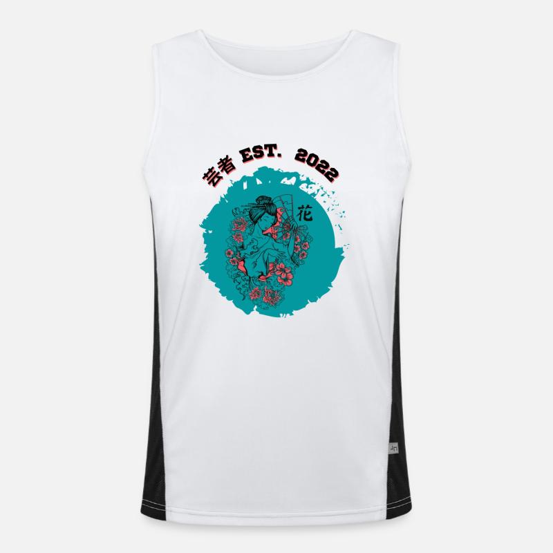 芸者 2022 Funktionelles Kontrast-Tank Top für Männer 