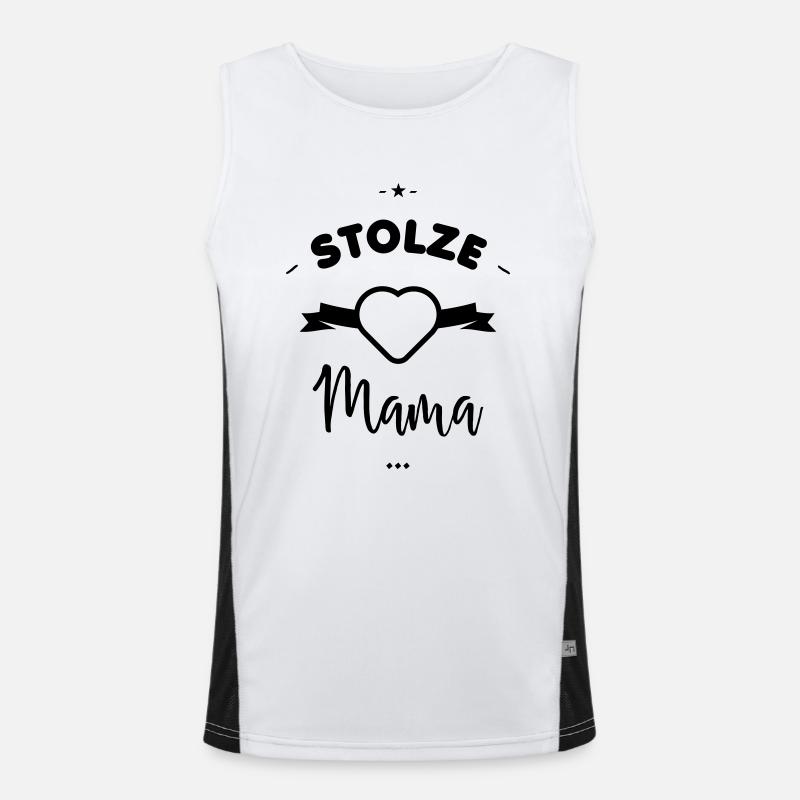 stolze mama Débardeur respirant contrasté Homme 