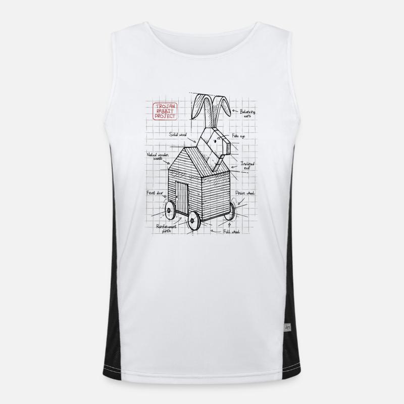 Trojan Rabbit Débardeur respirant contrasté Homme 