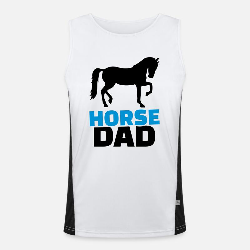 Horse Dad Débardeur respirant contrasté Homme 