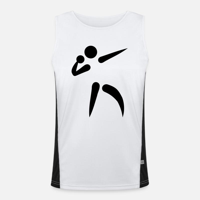 Shot put Men's Functional Contrast Tank Top 