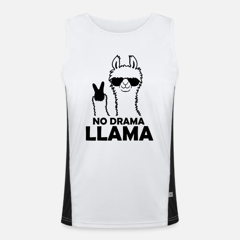 Lama cool sans drame Débardeur respirant contrasté Homme 