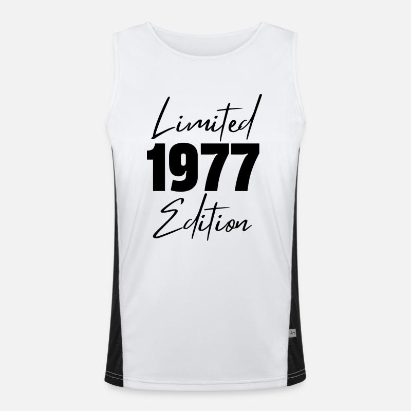1977 Limited Edition Funktionelles Kontrast-Tank Top für Männer 