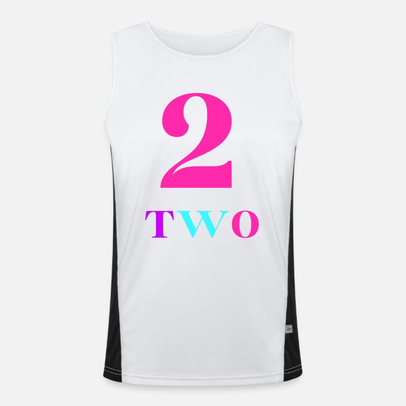 Two-2nd Anniversary Men's Functional Contrast Tank Top 