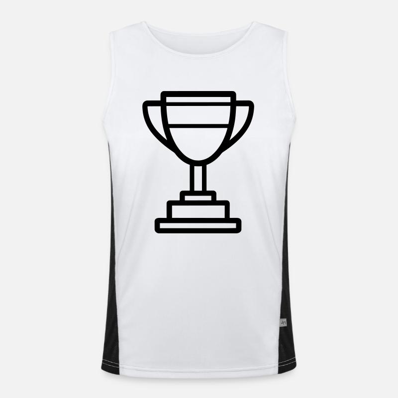 Trophäe Funktionelles Kontrast-Tank Top für Männer 