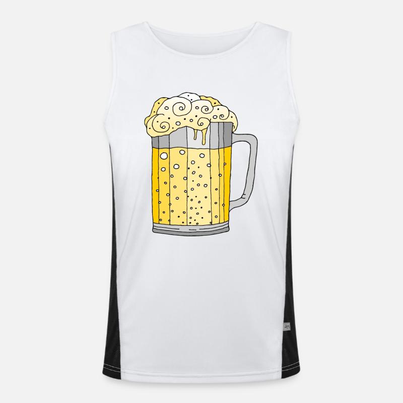 Becher Funktionelles Kontrast-Tank Top für Männer 