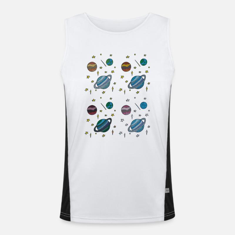 Planet Tissue Men's Functional Contrast Tank Top 