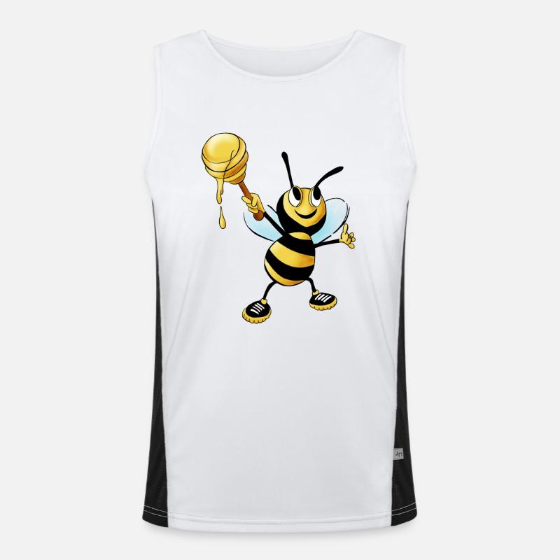 bee Men's Functional Contrast Tank Top 