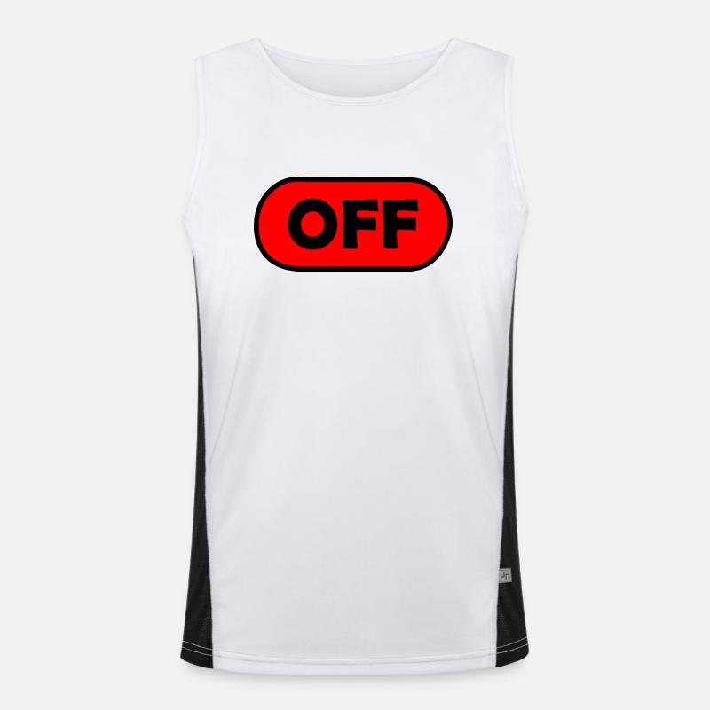 Hors conception Débardeur respirant contrasté Homme 