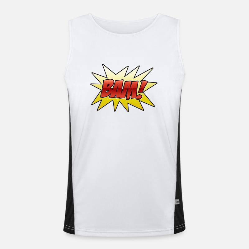 Bam 2 J Débardeur respirant contrasté Homme 